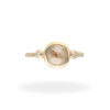 Ring mit Rohdiamant & Diamanten aus 333 Gold – Bild 2
