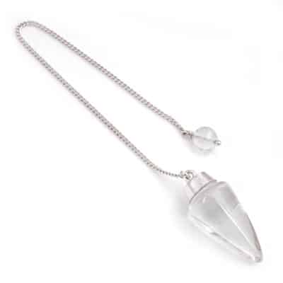 Pendulum with crystal made of 925 silver