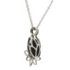 Lotus necklace with Amethyst, Rose Quartz & Spinel made of 925 silver - Image 3