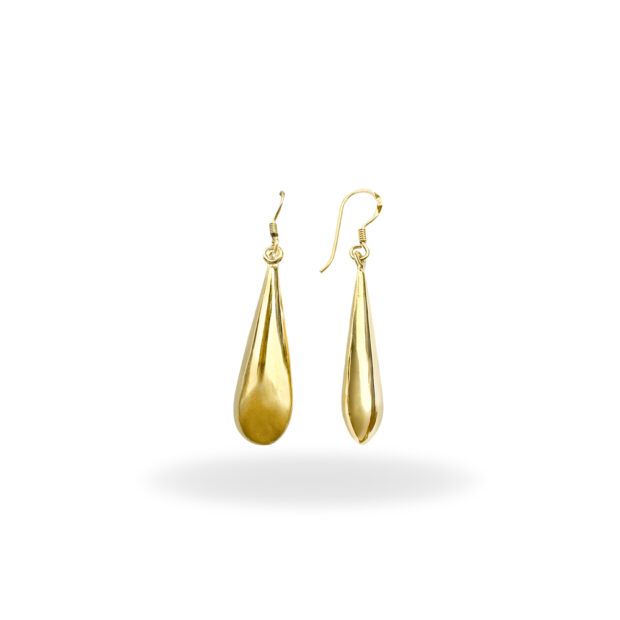 Earrings made of 925 silver 1.5 micron gold-plated